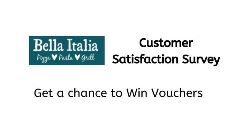 Bella Italia Feedback Survey At www.bellaitalia-feedback.com