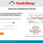 Kwik Shop Survey @ www.tellkwikshop.com