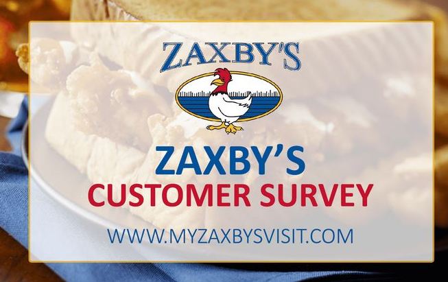 MyZaxbysVisit — Official Zaxby’s® Survey – Win $1000/$1500!