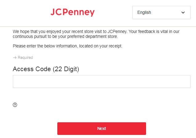 www.JCPenney.com/Survey