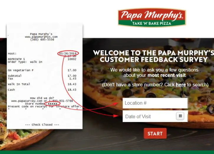 Papa Murphy’s Survey - www.papasurvey.com