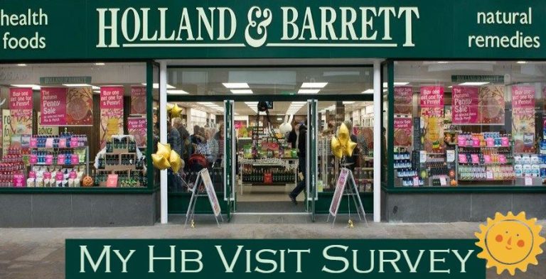 www.MyHBVisit.co.uk – Holland And Barrett Survey – Win £250 Gift Vouchers