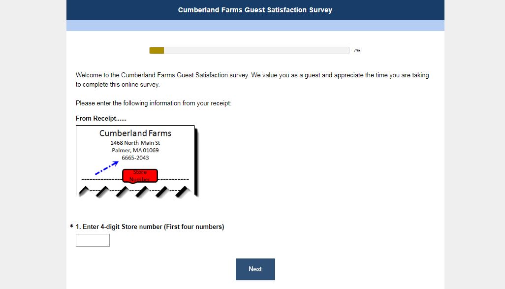 Cumberland Farms Customer Survey