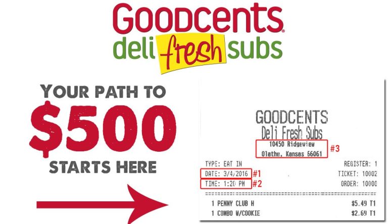 Take Goodcents Survey To Win $500 Cash Prize