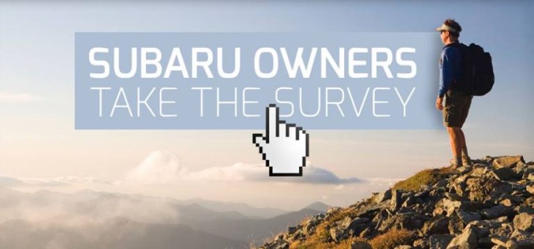 Subaru Owners On-Line Survey @ www.survey.subaru.com