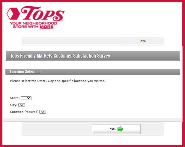 Top Friendly Market Customer Survey