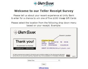 Unity Bank Survey