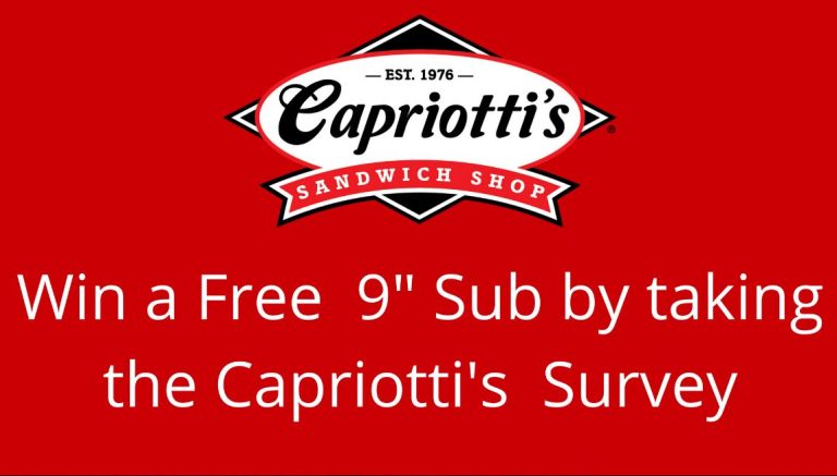 Capriotti’s Survey At www.tellcapriottis.com
