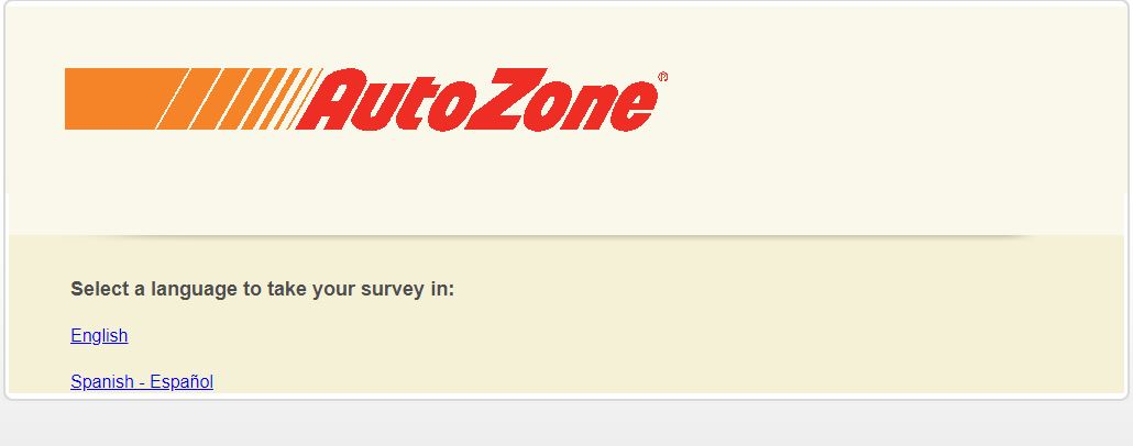 AutoZone Guest Survey