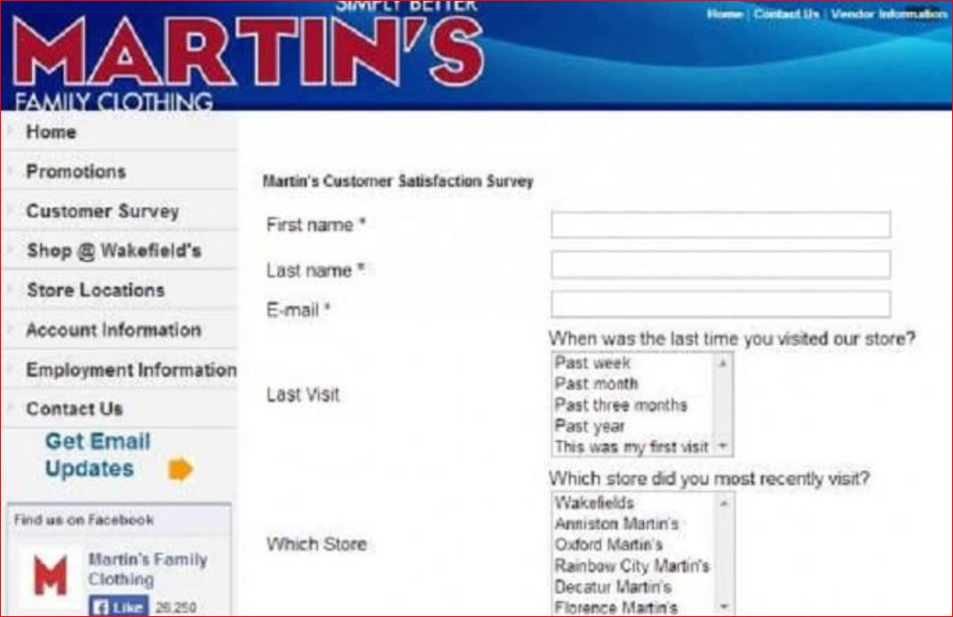 www.martinsfc.com/survey