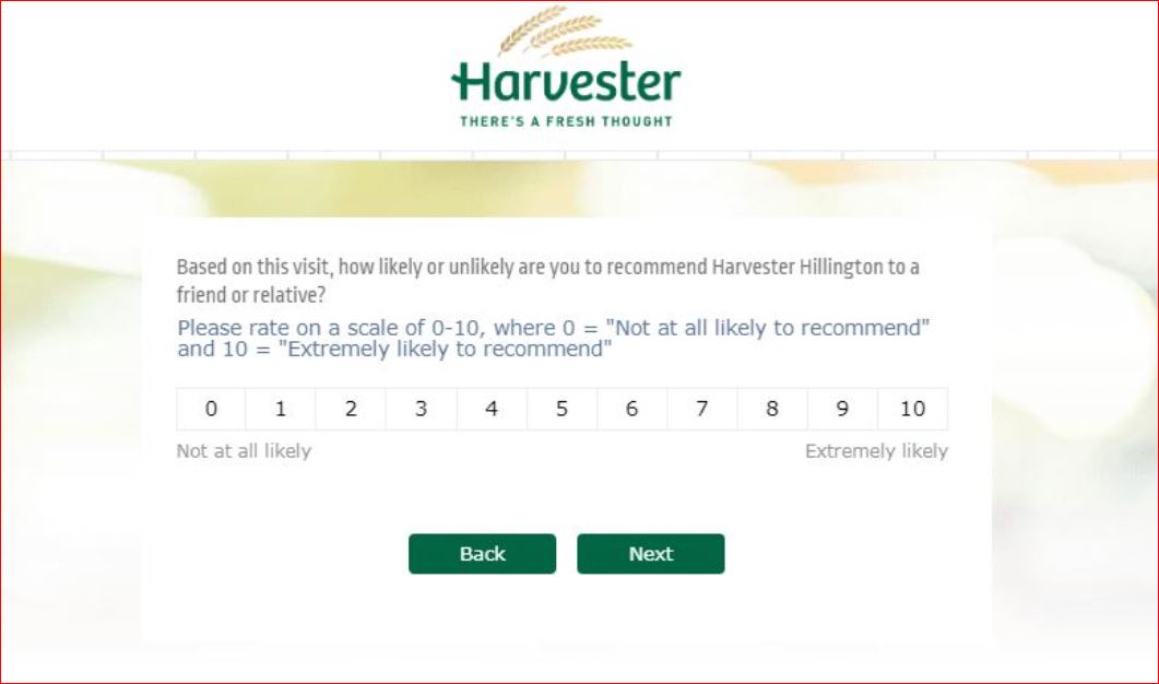 How to Take www.harvesterbringoutthebest.co.uk Survey?