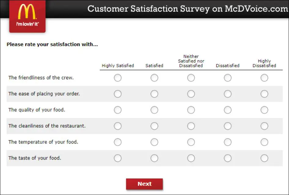 How to take a part in www.McDVoice.com Survey?