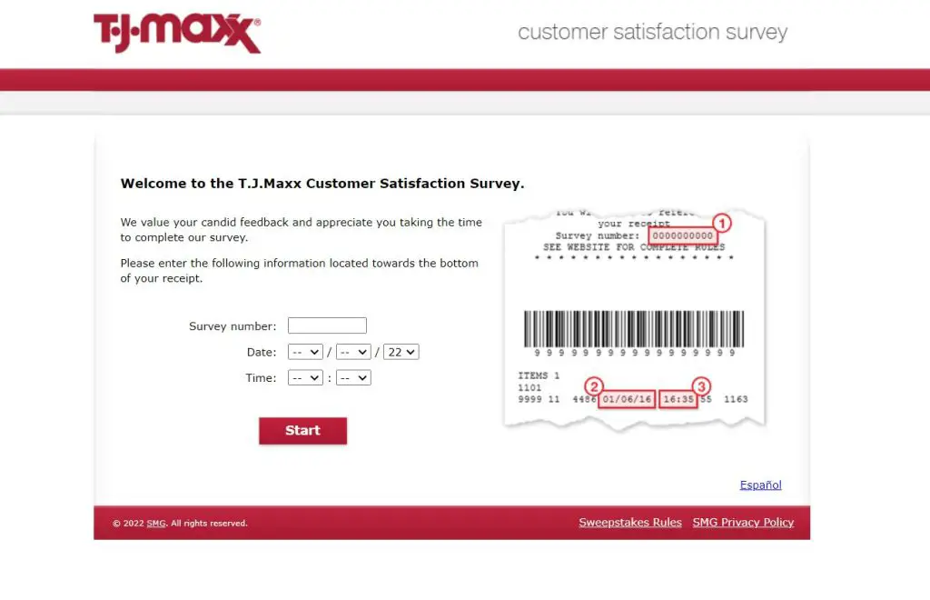 TJ Maxx Store Survey