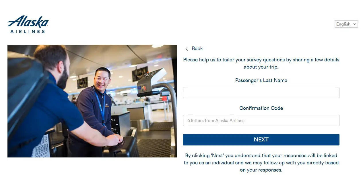 Alaska Airlines Guest Feedback Survey