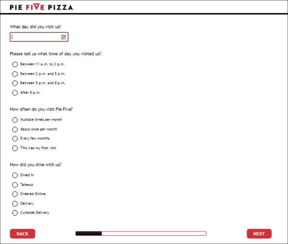 piefivepizza.com/survey