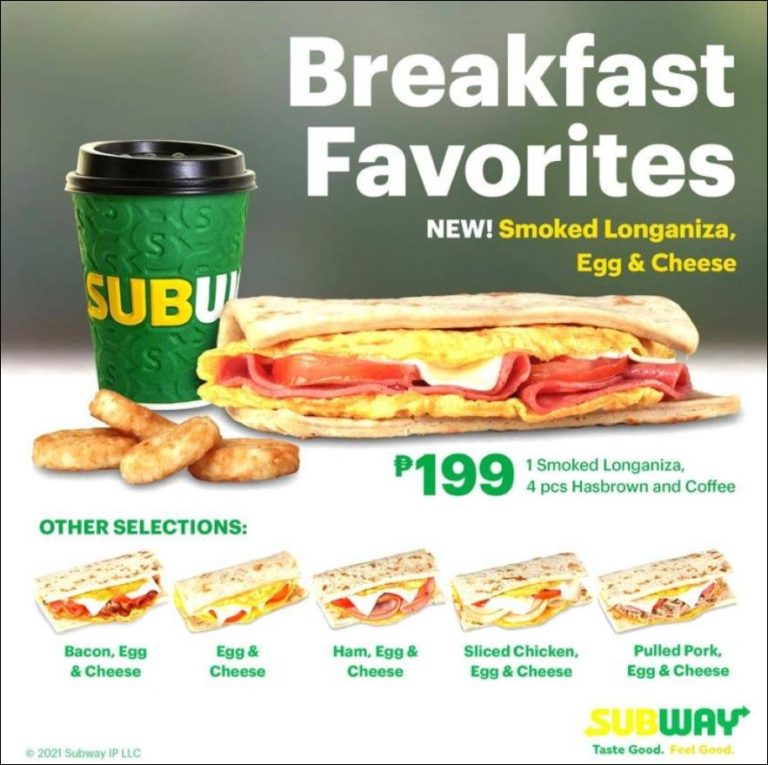 Subway Breakfast Hours & Subway Breakfast Menu Prices