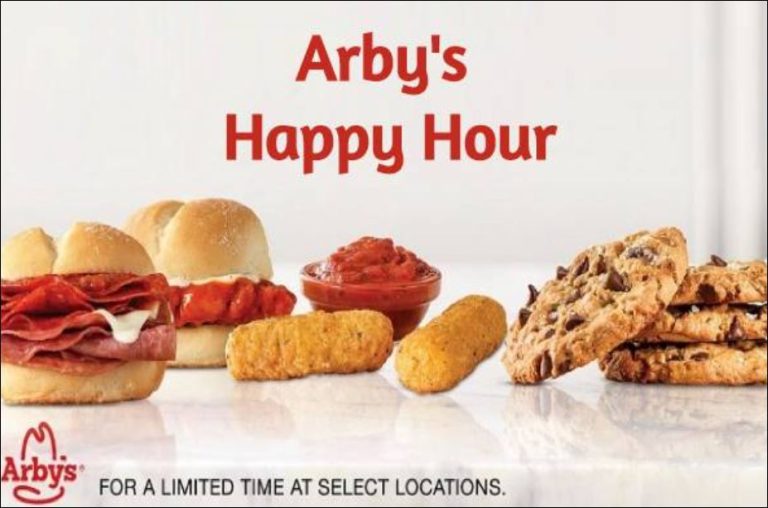 Arby’s Happy Hour Times & Menu 2023 ️