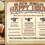 Black Angus Happy Hour Times & Menu 2024