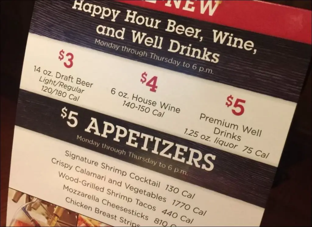 Red Lobster Happy Hour