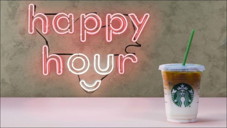 Starbucks Happy Hour Times & Menu 2024