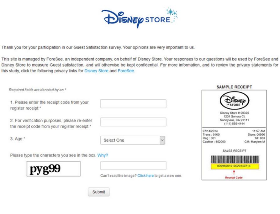 Disney Customer Survey