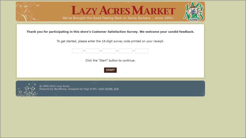 Lazy Acres Natural Market Survey