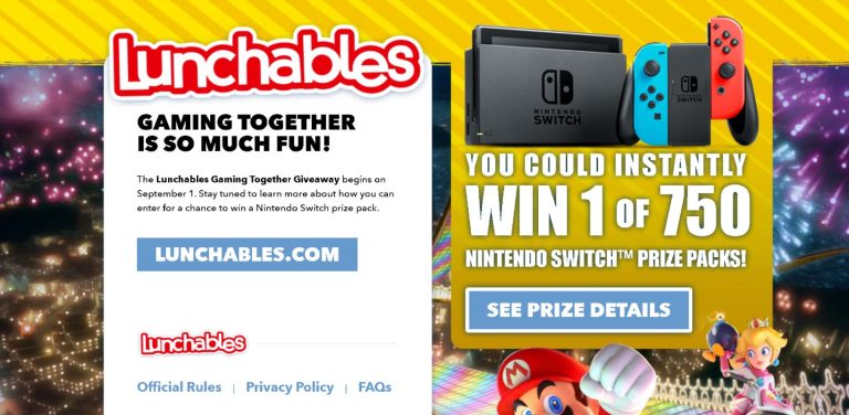 Lunchablessweepstakes.com – Lunchables Sweepstakes 2024