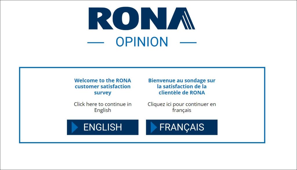 RONA Customer Survey