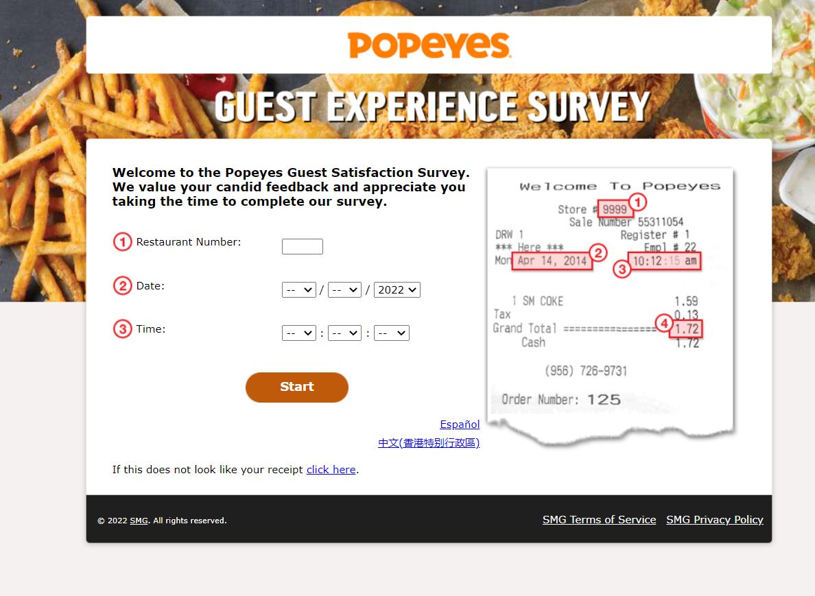 Popeyes Singapore Survey