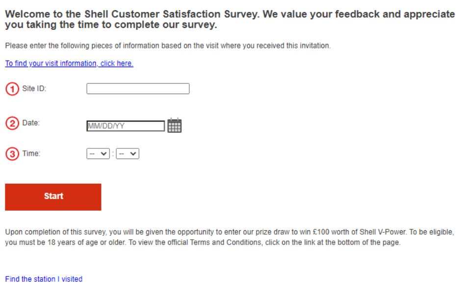 Shell Guest Satisfaction Survey