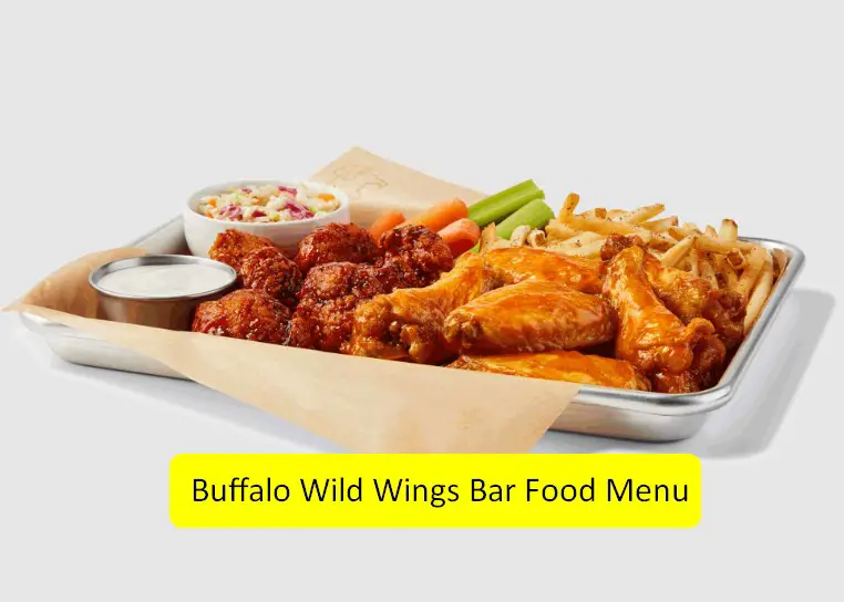 Buffalo Wild Wings Bar food menu