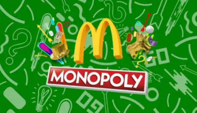 Mcdonalds Monopoly Food Event Allergen Menu