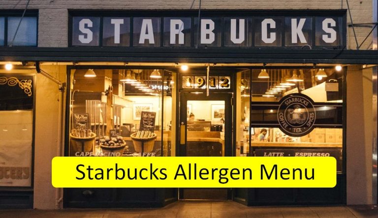 Starbucks Allergen Menu – Allergy Friendly Snack Guide