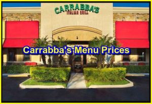 Carrabba's Menu Prices