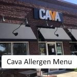 Cava Allergen Menu – Updated Menu 2023