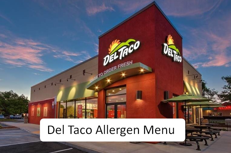 Del Taco Allergen Menu