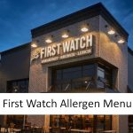 First Watch Allergen Menu