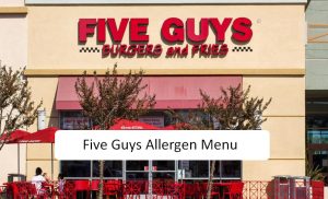 Five Guys Allergen Menu