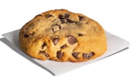 Freshly Baked Chocolate Chip Cookie