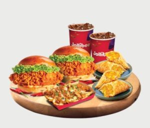 Jollibee Chicken Sandwich Double Meal Deal