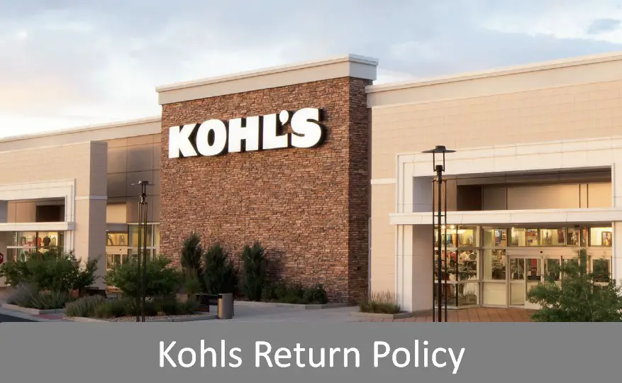 Kohls Return Policy