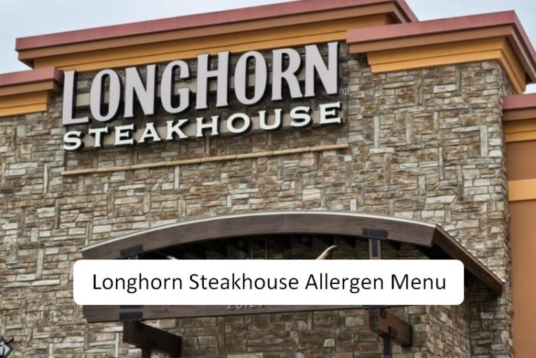 Longhorn Steakhouse Allergen Menu – Free Menu Updated 2024