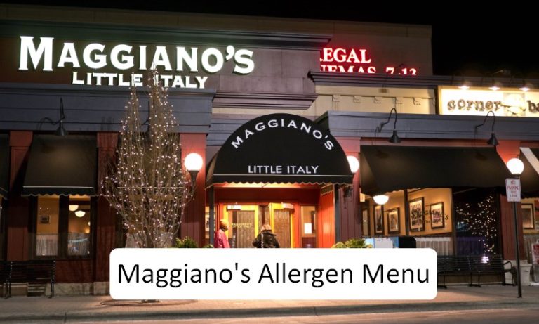 Maggiano’s Allergen Menu – Updated 2023