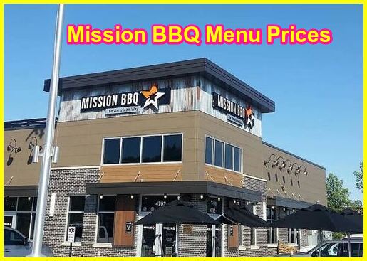 Mission BBQ Menu Prices