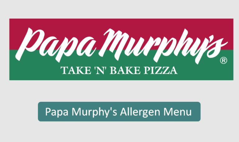Papa Murphy’s Allergen Menu – Updated Menu
