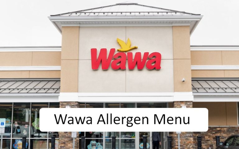 Wawa Allergen Menu – Updated in 2024