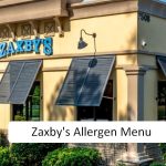 Zaxby’s Allergen Menu- Free Menu Items and Allergen Notes