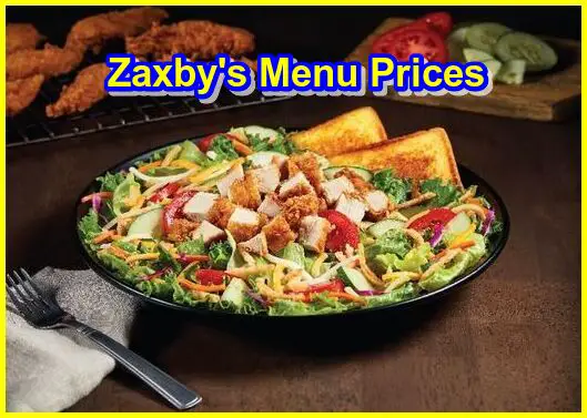 zaxby's menu prices