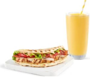 SMOOTHIE AND A FLATBREAD