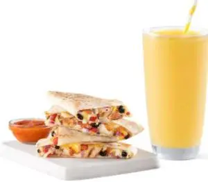 SMOOTHIE AND A QUESADILLA